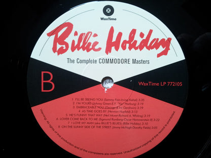 Billie Holiday : The Complete Commodore Masters (LP, Comp, RE)