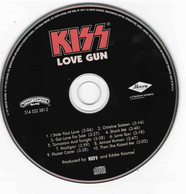 Kiss : Love Gun (CD, Album, RE, RM)