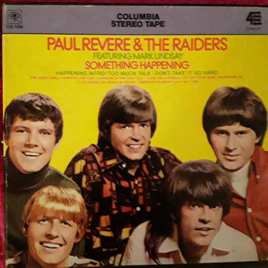 Paul Revere & The Raiders Featuring Mark Lindsay : Something Happening (Reel, 4tr Stereo, 7" Reel, Album)