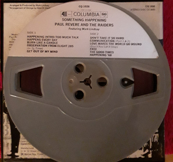 Paul Revere & The Raiders Featuring Mark Lindsay : Something Happening (Reel, 4tr Stereo, 7" Reel, Album)