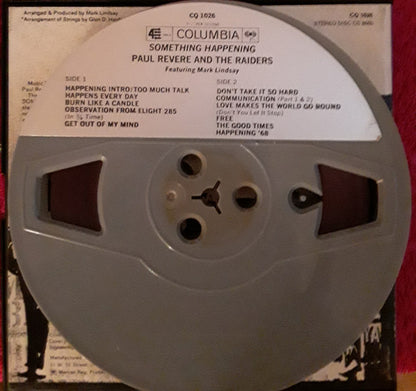 Paul Revere & The Raiders Featuring Mark Lindsay : Something Happening (Reel, 4tr Stereo, 7" Reel, Album)