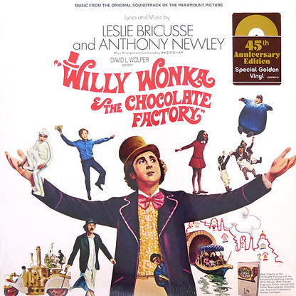 Leslie Bricusse and Anthony Newley : Willy Wonka & The Chocolate Factory (LP, Album, RE, Gol)