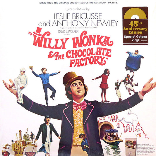 Leslie Bricusse and Anthony Newley : Willy Wonka & The Chocolate Factory (LP, Album, RE, Gol)