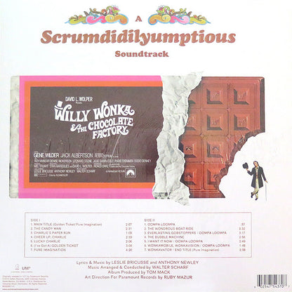 Leslie Bricusse and Anthony Newley : Willy Wonka & The Chocolate Factory (LP, Album, RE, Gol)