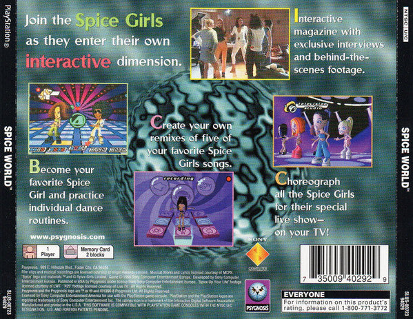 Spice Girls : Spice World™ Interactive Music Experience (CD-ROM, Mixed, NTSC, Pla)