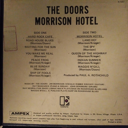 The Doors : Morrison Hotel (Reel, 4tr Stereo, 7" Reel, Album)