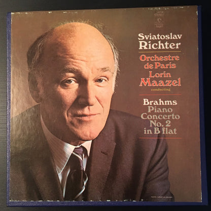 Sviatoslav Richter, Orchestre De Paris, Lorin Maazel - Johannes Brahms : Piano Concerto No. 2 In B Flat (Reel, 4tr Stereo, 7" Reel)