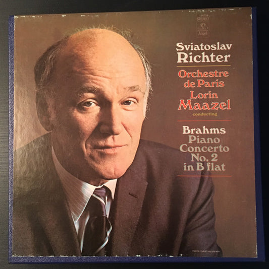Sviatoslav Richter, Orchestre De Paris, Lorin Maazel - Johannes Brahms : Piano Concerto No. 2 In B Flat (Reel, 4tr Stereo, 7" Reel)