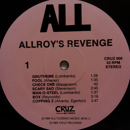 ALL (2) : Allroy's Revenge (LP, Album, RE)