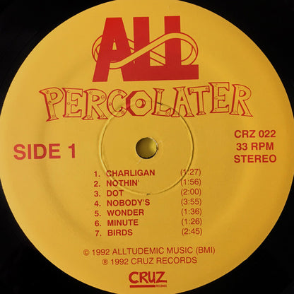 ALL (2) : Percolater (LP, Album, RP)