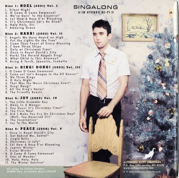 Sufjan Stevens : Songs For Christmas (Box + 4xCD, EP + CD, EP, Enh)