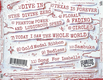 Pierce The Veil : Misadventures (CD, Album)