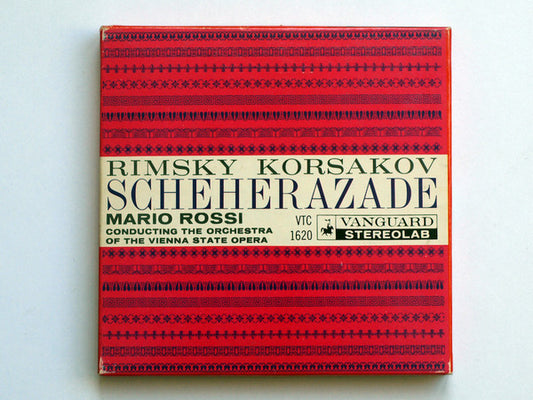 Mario Rossi (2) Conducting Orchester Der Wiener Staatsoper - Nikolai Rimsky-Korsakov : Scheherazade (Reel, 4tr Stereo, 7" Reel, Album, S/Edition)