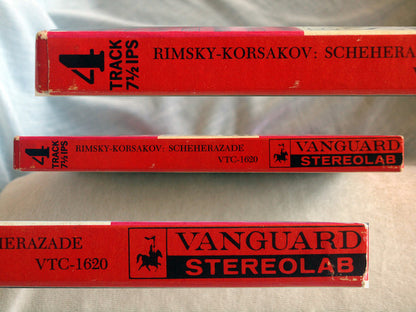 Mario Rossi (2) Conducting Orchester Der Wiener Staatsoper - Nikolai Rimsky-Korsakov : Scheherazade (Reel, 4tr Stereo, 7" Reel, Album, S/Edition)