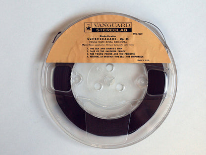 Mario Rossi (2) Conducting Orchester Der Wiener Staatsoper - Nikolai Rimsky-Korsakov : Scheherazade (Reel, 4tr Stereo, 7" Reel, Album, S/Edition)