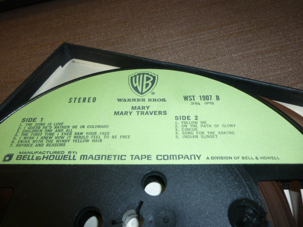 Mary Travers : Mary (Reel, 4tr Stereo, Album)