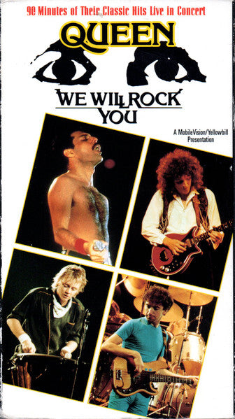 Queen : We Will Rock You (VHS, RE, NTSC)