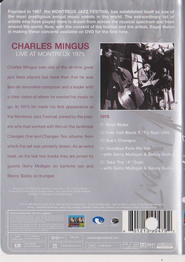 Charles Mingus : Live At Montreux 1975 (DVD-V, Multichannel, NTSC, DTS)