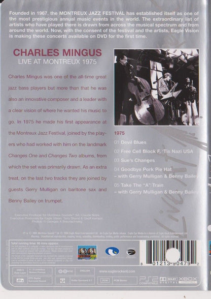 Charles Mingus : Live At Montreux 1975 (DVD-V, Multichannel, NTSC, DTS)