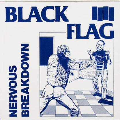 Black Flag : Nervous Breakdown (7", EP, RP, V17)