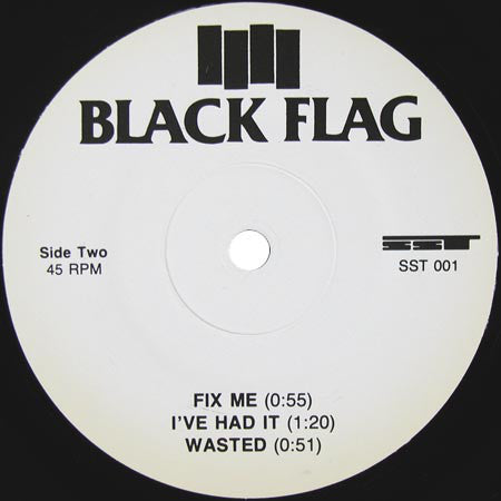 Black Flag : Nervous Breakdown (7", EP, RP, V17)