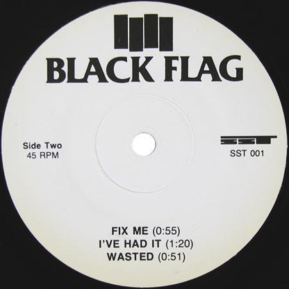 Black Flag : Nervous Breakdown (7", EP, RP, V17)