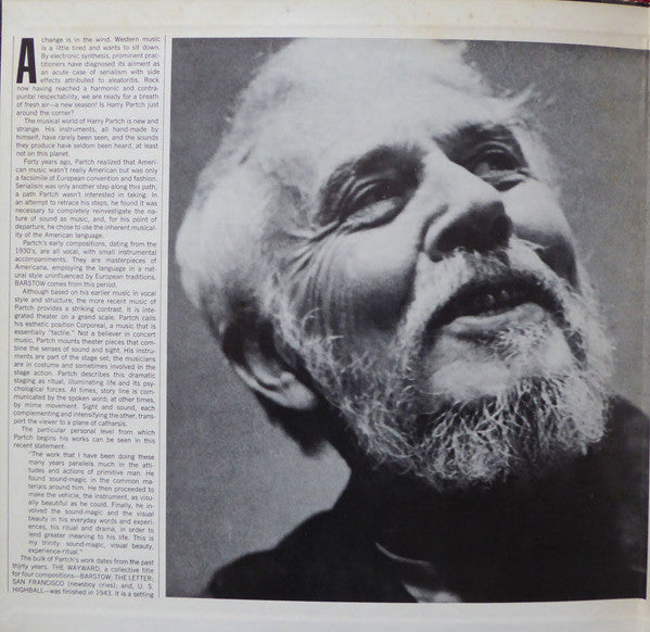 Harry Partch : The World Of Harry Partch (LP, Album, RE)