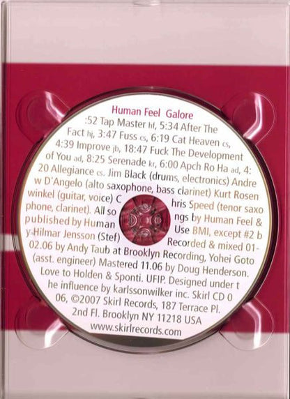 Human Feel : Galore (CD, Album)