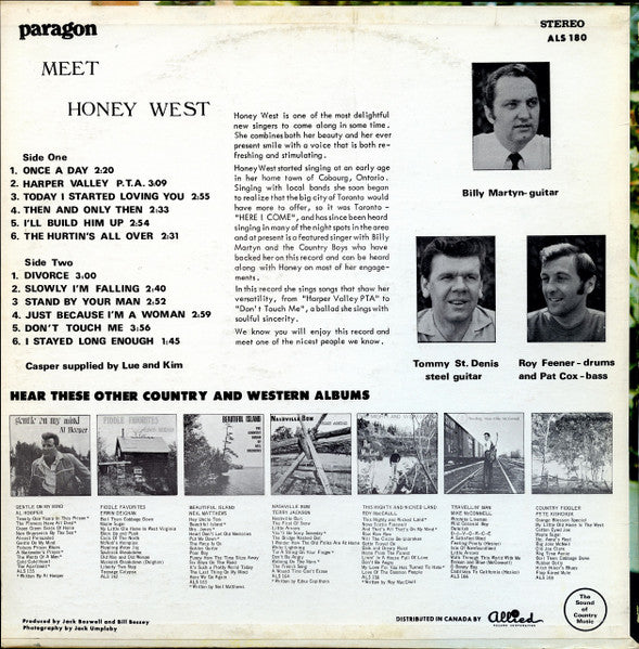 Honey West : Meet Honey West (LP, Album)