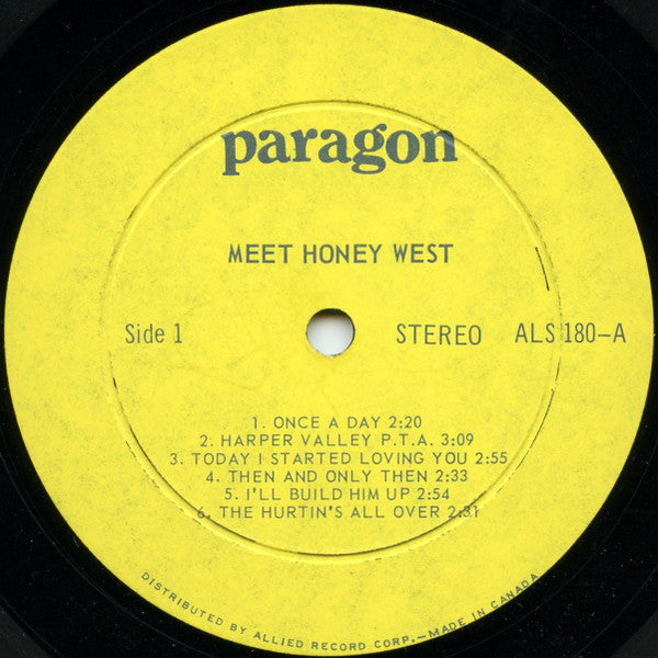 Honey West : Meet Honey West (LP, Album)