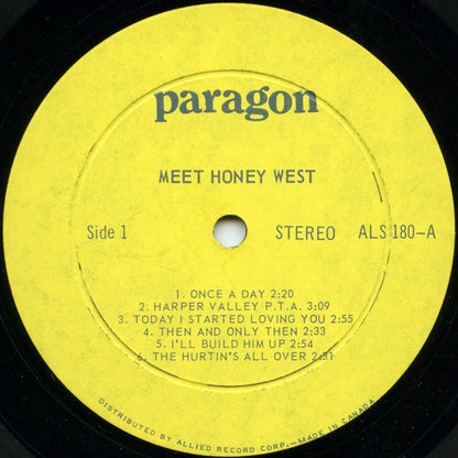 Honey West : Meet Honey West (LP, Album)