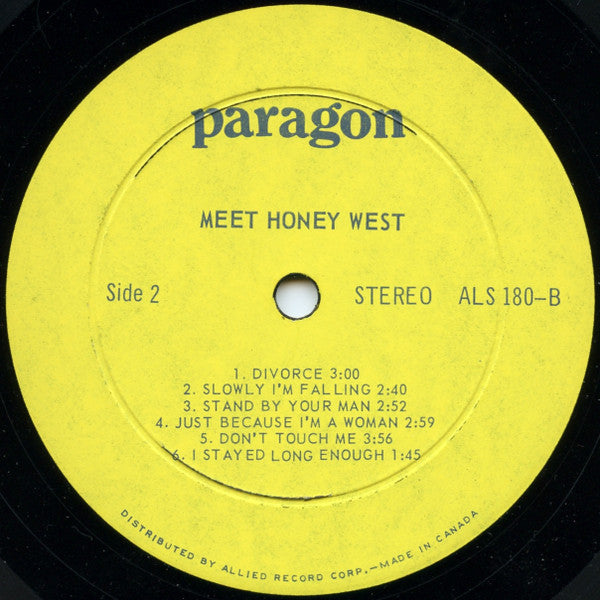 Honey West : Meet Honey West (LP, Album)