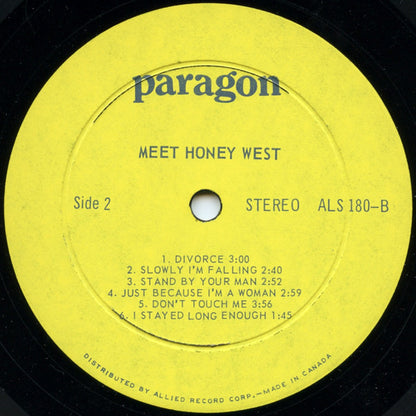 Honey West : Meet Honey West (LP, Album)