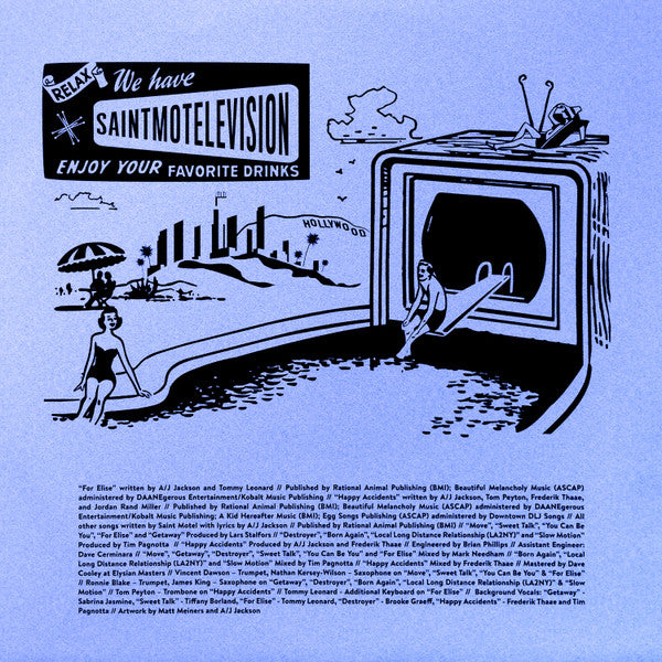 Saint Motel : Saintmotelevision (LP, Album, Ltd, Cle)