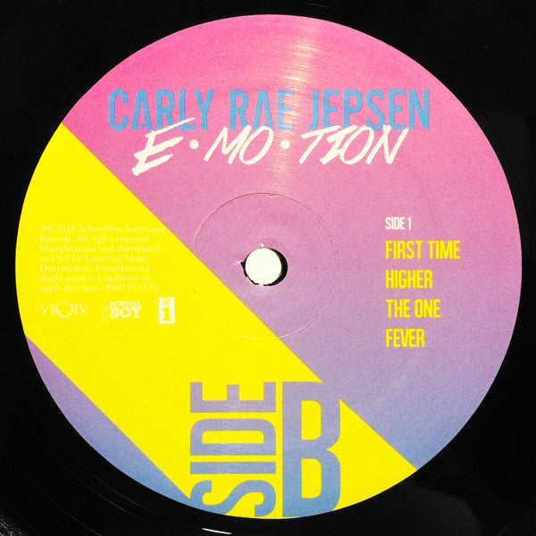 Carly Rae Jepsen : E•MO•TION: Side B (12", EP)