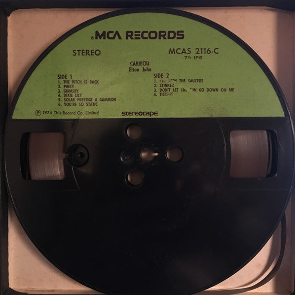 Elton John : Caribou (Reel, 4tr Stereo, 7" Reel, Album)