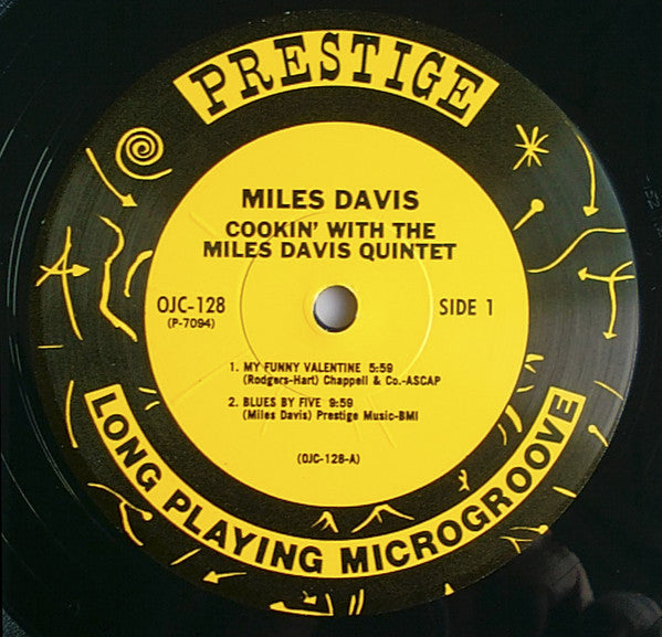 The Miles Davis Quintet : Cookin' With The Miles Davis Quintet  (LP, Album, Mono, RE, RM, RP)