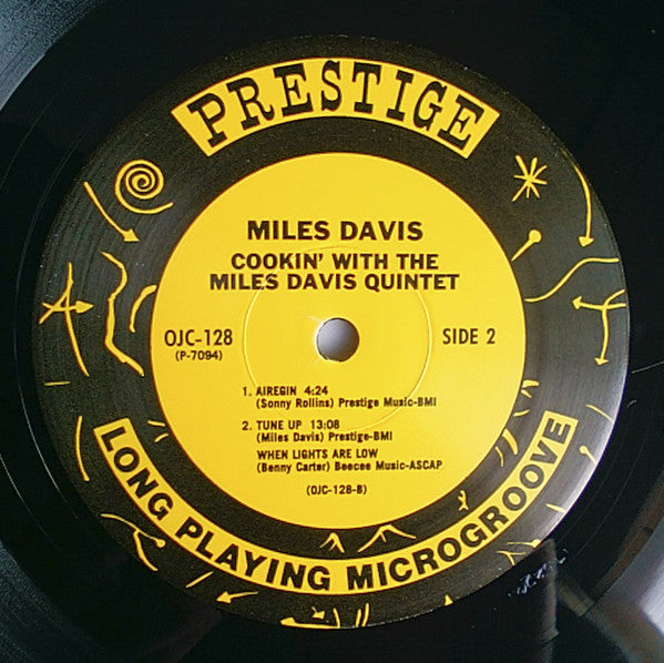 The Miles Davis Quintet : Cookin' With The Miles Davis Quintet  (LP, Album, Mono, RE, RM, RP)
