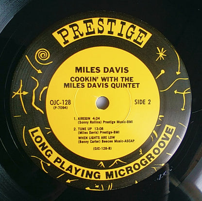 The Miles Davis Quintet : Cookin' With The Miles Davis Quintet  (LP, Album, Mono, RE, RM, RP)