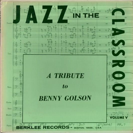 Jazz In The Classroom : A Tribute To Benny Golson (LP)