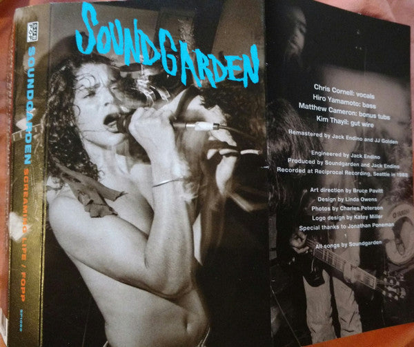 Soundgarden : Screaming Life / Fopp (Cass, Album, Comp, RE, Whi)
