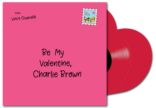 Vince Guaraldi - Be My Valentine, Charlie Brown (Selections From The Original Soundtrack) Red Heart-Shaped Vinyl 12" PREORDER