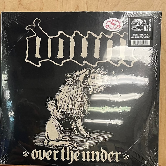 Down - Over The Under Red / Black Marble Vinyl LP