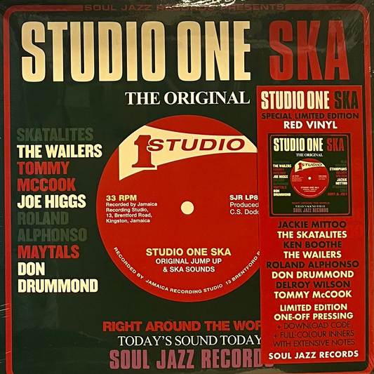 Soul Jazz Records Presents: Studio One Ska Red Vinyl 2xLP