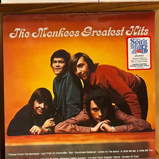 The Monkees - Greatest Hits Spirit of '76 Yellow Flame Vinyl LP