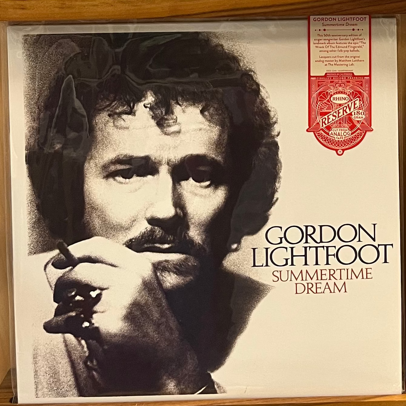 Gordon Lightfoot - Summertime Dream Rhino Reserve LP