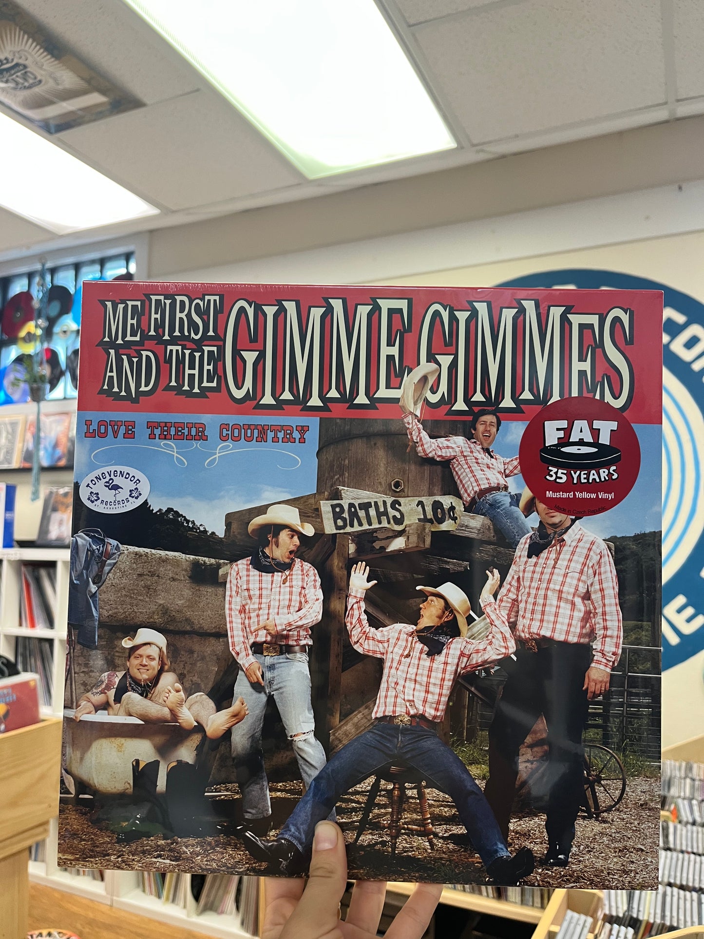 Me First And The Gimme Gimmes - Love Their Country Mustard Vinyl LP