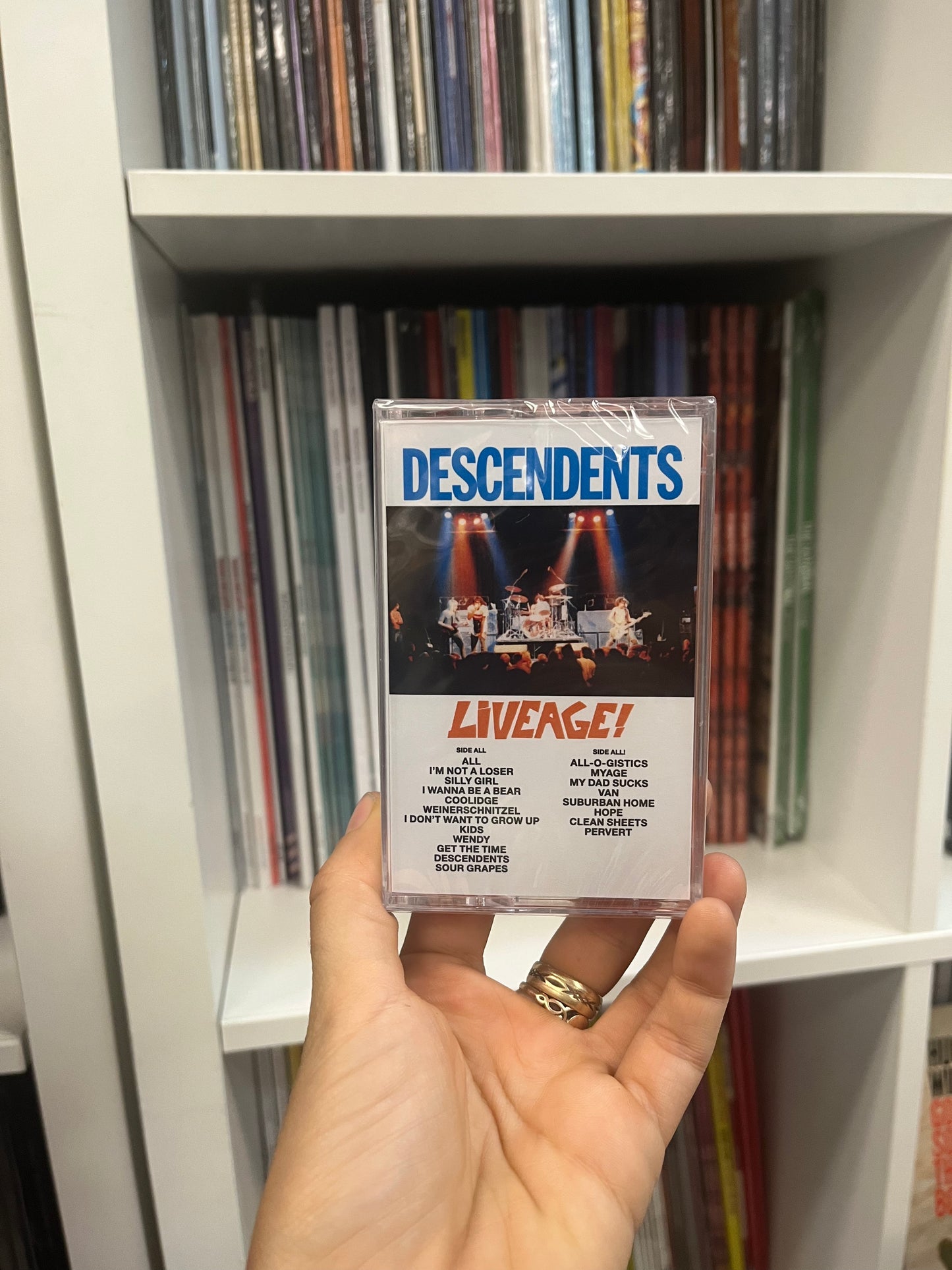 Descendents - Liveage Orange Cassette