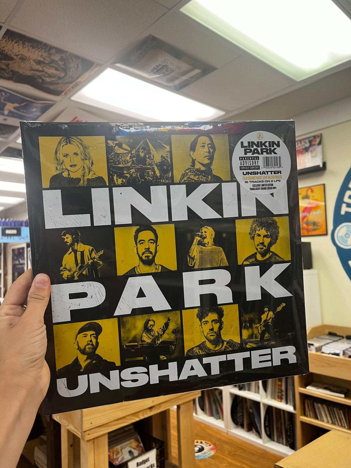 Linkin Park - Unshatter (Film Sountrack, Live In Sao Paulo) Orange Crush Vinyl 2xLP