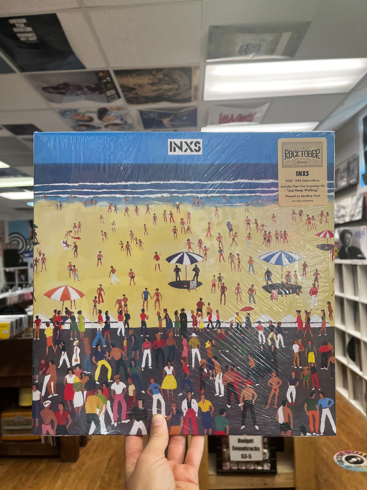 INXS - INXS Rocktober Sea Blue LP